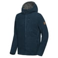 thumbnail image 3 of Little Donkey Andy Men's Hooded Polar Fleece Jackets for Hiking Travel Casual Warm Winter Deep Blue Heather XXL, 3 of 7
