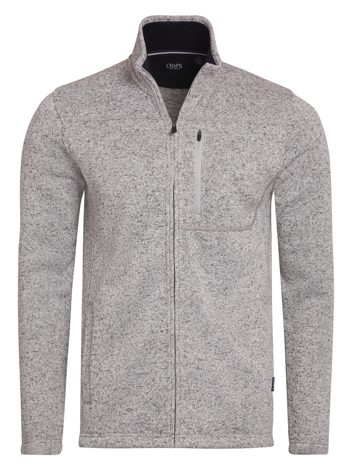 Chaps Mens' & Big Men's Full Zip Fleece Sweater Jacket, Sizes S-2XL