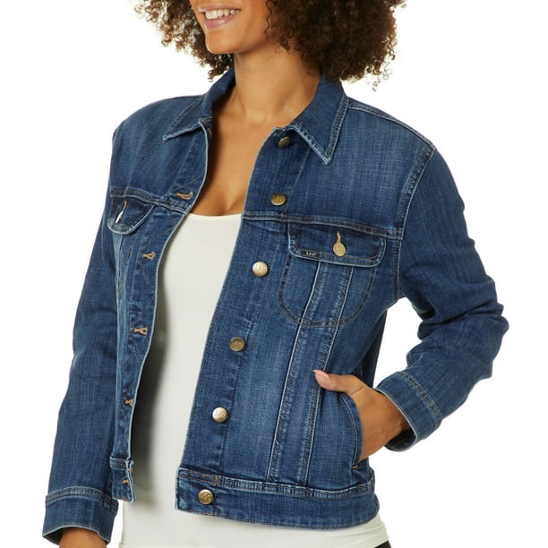 Lee Lee Women's Regular Fit Stretch Denim Legendary Jacket Walmart