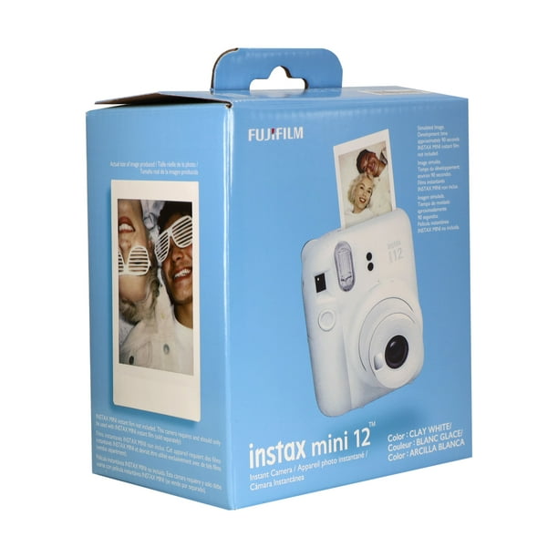 FUJIFILM INSTAX MINI 12 Instant Film Camera (Clay White) + 4x