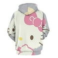thumbnail image 3 of HELLO KITTY Hoodie with Pocket Anime for Men Women Couple Gift, 3 of 7