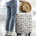 thumbnail image 2 of Cartoon Construction Vehicles Cranes Luggage Cover Fashion Suitcase Cover Baggage Covers Fit 25-28 Inch Luggage (Go Travel), 2 of 5