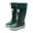 Green, variant on HAOTAGS Women Rain Boots,Closed Toe Lace-Ups Waterproof Tall Shaft Boots Red