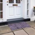 thumbnail image 6 of Addison Rugs Chantille Indoor/Outdoor Transitional Stripes Plum Washable Rectangle Rug, 1'8" x 2'6", 6 of 6