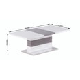 thumbnail image 2 of Table Basse Canadienne Maxwell Blanc et Wengé, 2 of 2