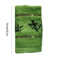 thumbnail image 2 of Quick Dry Bamboo Fiber Bath Sheets Soft Absorbent Thick Bath Sheets Washable Quick Drying Large Bath Towel Lightweight, Green, 2 of 7