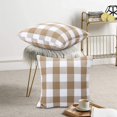 thumbnail image 2 of DSstyles Buffalo Check Plaid Throw Pillow Covers Black and White Farmhouse Outdoor Plaid Square Cotton Cushion Case for Farmhouse Home Decor Couch, Set of 2, 2 of 9