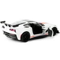 thumbnail image 3 of 2019 Chevrolet Corvette ZR1 #22 "Gulf Oil" White with Orange Stripes and Black Top 1/24 Diecast Model Car by Motormax, 3 of 3