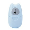 thumbnail image 2 of 50Pcs Disposable Travel Pocket Paper Soap Sheet Foaming Paper Blue, 2 of 2