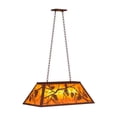 thumbnail image 2 of Meyda Tiffany 234363 6 Light 33" Wide Billiard Linear Pendant - Rust, 2 of 7