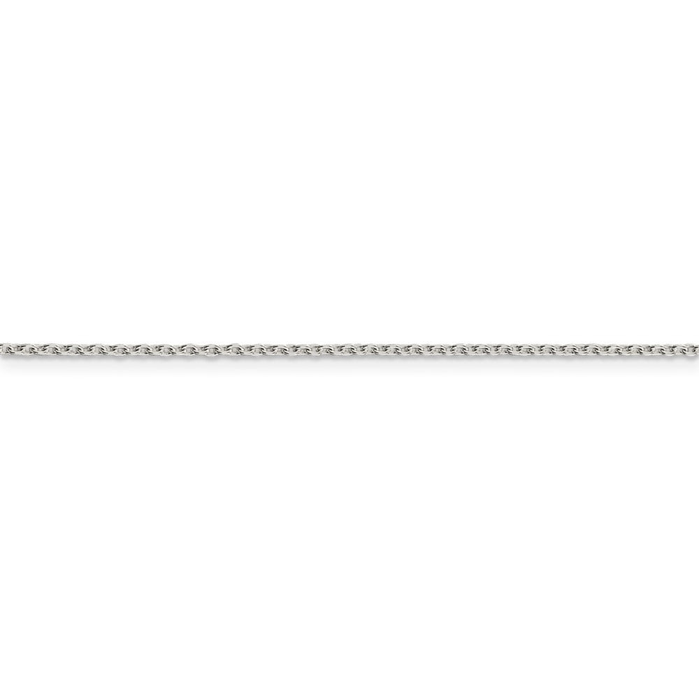 Auriga Fine Jewelry 925 Sterling Silver 1.5mm Cable Chain Anklet 9inch for Women