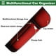 thumbnail image 5 of Llenador Universal de Espacio para Asiento de Automóvil con Soporte para Taza, Organizador de Espacio para Asiento, Cuero, Rojo, 5 of 6
