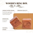 thumbnail image 4 of Caja de Anillos Artesanal de Madera Sr. y Sra. para Ceremonia de Boda, 4 of 7