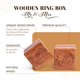 thumbnail image 4 of Caja de Anillos Artesanal de Madera Sr. y Sra. para Ceremonia de Boda, 4 of 7