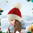 thumbnail image 2 of Kids Christmas Warm Beret Hat – Thick Soft Beanie Cap, Cute Festive Party Style, Cozy Family Accessory for Winter Holiday and Parent-Child Outfits Winter, 2 of 6