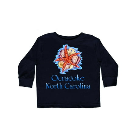 

Inktastic Ocracoke North Carolina Gift Toddler Boy or Toddler Girl Long Sleeve T-Shirt