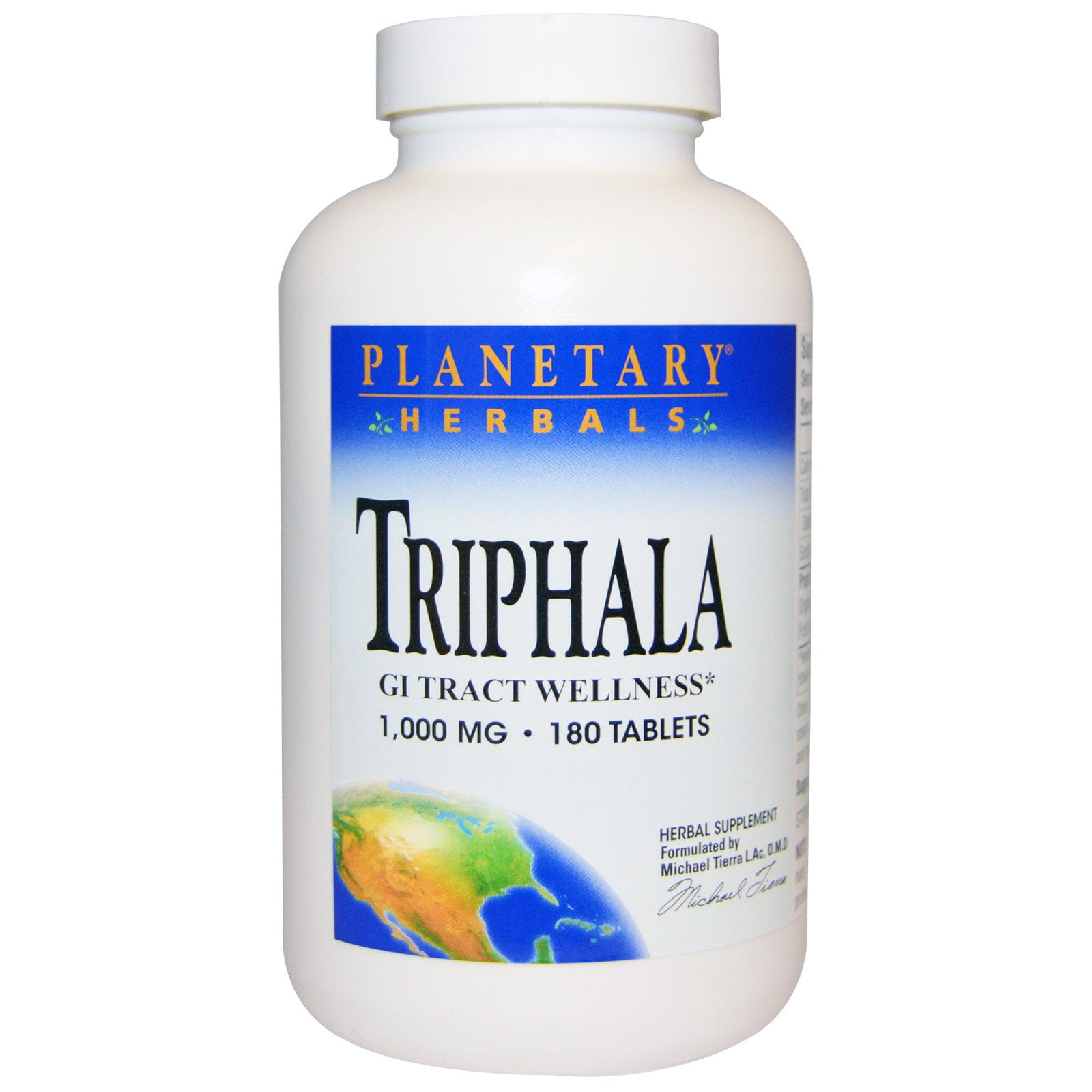 Herbals Triphala, GI Tract Wellness, 1,000 mg, 180 Tablets