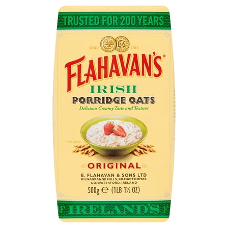Flahavan's Irish Porridge Oats 500g (Pack of 4)