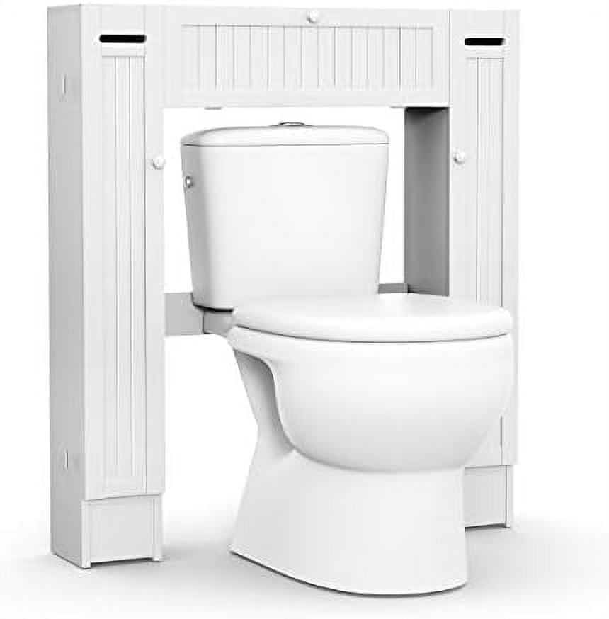 Over The Toilet Storage With 2 Doors And Adjustable Shelves