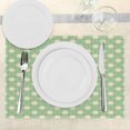thumbnail image 3 of Ambesonne Garden Place Mats Set of 4, Spring Plants Yard, Standard Size, Pale Green Cream Yellow, 3 of 6