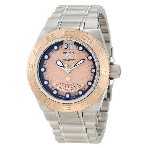 Invicta Men's 10871 Subaqua Rose Gold Sunray Dial Stainless Steel Watch