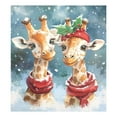 thumbnail image 5 of Christmas Giraffes Watercolor Dishwasher Magnet Refrigerator Magnetic Cover Washing Machine Magnet Sticker Kitchen Decor, 5 of 6