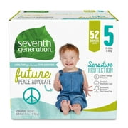 Angle View: Seventh Generation Diaper Medium Stage 5 -- 52 Diapers