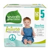 Seventh Generation Free & Clear Sensitive Stage 5 Baby Diapers -- 52 Diapers