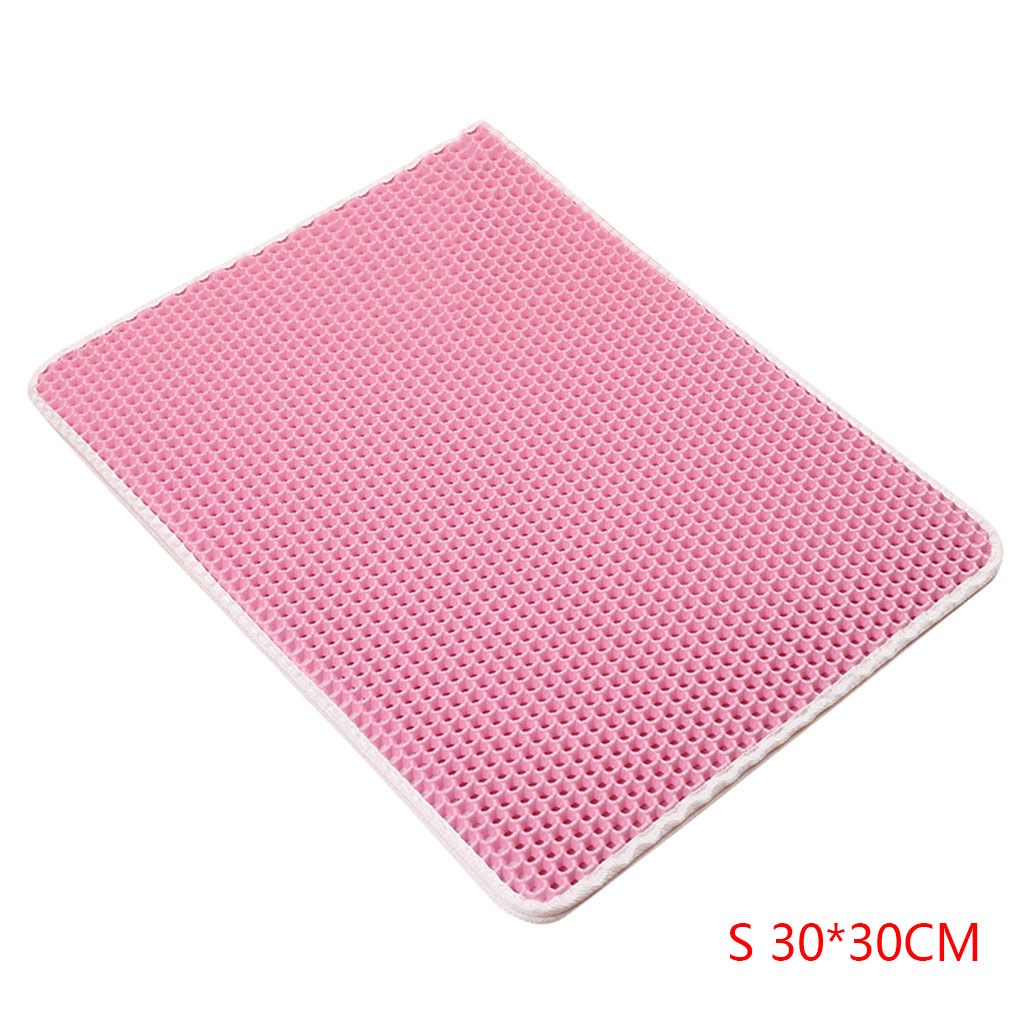 Pet litter Mat Double Layer Pad Home Large Flexible EVA Washable Pet