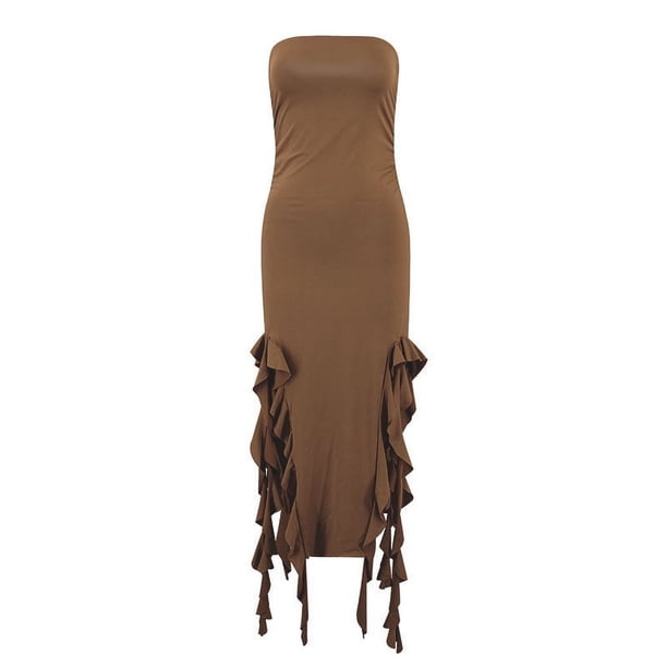 Vestido de encaje de medusas con hombros descubiertos de verano de estilo europeo y americano ropa de mujer sexy para chica caliente
