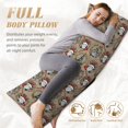 Bingfone Body Pillow Cover Long Pillow Case with Zipper Decorative
