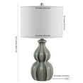 thumbnail image 4 of SAFAVIEH Wade 24.5 in. Gourd Ceramic Table Lamp, Grey, 4 of 4