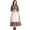 Brown, variant on Huanglei Women's Fashion Prairie Floral Dress
