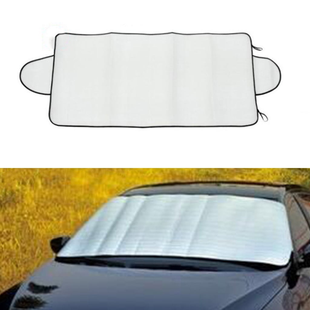 150 x 70 cm Easy to Accommodate Windscreen Snow & Sun Shade Cover Universal Wind Screen Frost and Auto Ice Protector Wiper Protector For All Weather- Light weighted Material 