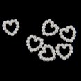 thumbnail image 5 of 100Pcs Faux Pearl Heart Flatback Beads Cabochons Wedding Decor Card Making, 5 of 8