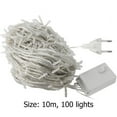 thumbnail image 3 of Christmas Decor LED Curtain Lamp String Mini Art Modeling Lamp for Festival Party (10M Red), 3 of 10
