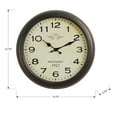 thumbnail image 4 of Monarch Specialties I 9080 - Clocks, 16" Round, Wall Clock, Antique Brown, Transitional, 4 of 4