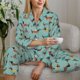 thumbnail image 5 of Balery Dachshund Dog Puppy Conjunto de Pijama con Estampado para Mujer, Conjunto de Dos Piezas con Manga Larga, Ropa de Dormir Suave con Bolsillos, Pijamas Cómodos-Medium, 5 of 6