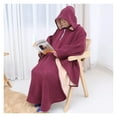 thumbnail image 4 of Wheelchair Warmer Blanket Winter Velvet Thickened Elderly Cold Proof Leg Protection Blanket Wheelchair Cosy Cover Warm Blanket, 4 of 7