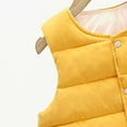 thumbnail image 5 of TAGOLD Kids Coats Autumn And Winter Baby Boys Girls Baby Print Cardigan Vest Down Cotton Vest Inside And Outside Wear, 5 of 5