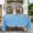 Blue Geometric, variant on 60" Round Tablecloth Waterproof Outdoor Tablecloth with Umbrella Hole Zipper for Spring Summer Patio Picnic Tables, Burgundy Red Check, 60" Round