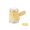 yellow 1pc, variant on Bird-shaped Salt Bottle Cartoon Press-Type Salt Dispenser Quantitative Seasoning Bottle Dustproof Control Quantity Spice Jar