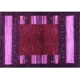 thumbnail image 1 of Ahgly Company Indoor Rectangle Abstract Purple Contemporary Area Rugs, 5' x 8', 1 of 4