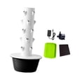 thumbnail image 4 of Torre hidropónica, de hidropónico, regalo ecológico para amantes de la jardinería, jardinera vertical para amantes de la jardinería. Negro S, 4 of 8