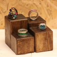 thumbnail image 1 of Ganfancp Mini Expositor de Madera Adorno de Joyas Pendiente Anillo Expositor de Pie Ofertas Flash 1 X Juego de Mesa de Madera, 1 of 6