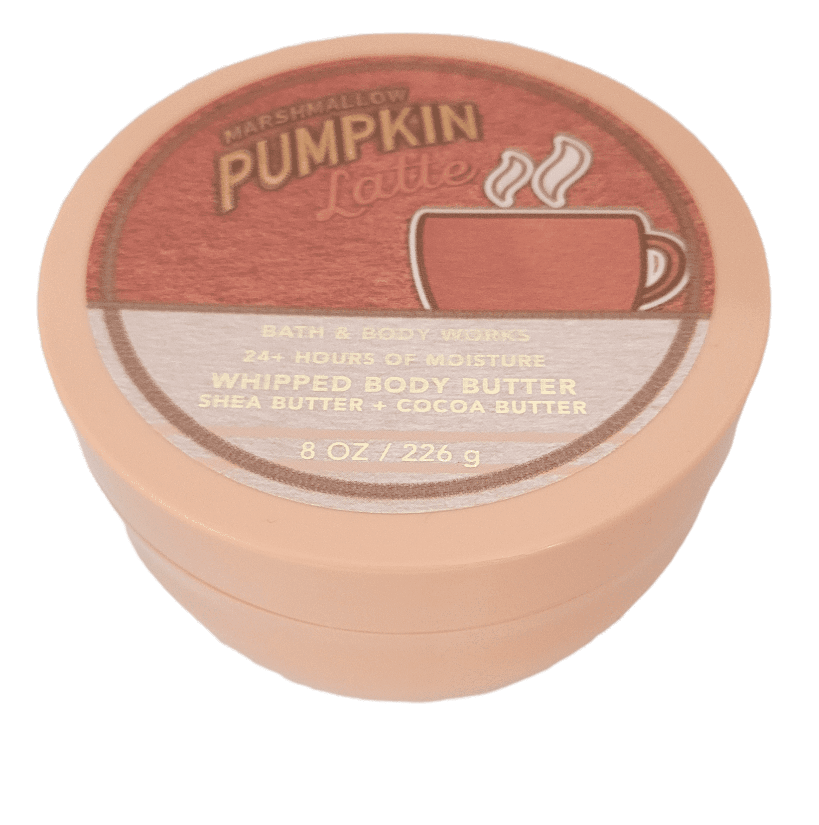 Bath & Body Works Marshmallow Pumpkin Latte Whipped Body Butter Cream 8