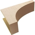 thumbnail image 6 of 12"W x 36"D x 24"H Classic Huntington Rough Cedar Woodgrain TimberThane Corbel, Primed Tan, 6 of 6
