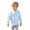 AB51 Sky Blue, variant on Bainana Girls And Boy'S Long Sleeve Shirts Solid Color Classic Button Tops Little Kids Back To School Shirts