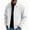 (Casual 110)White, variant on DayScoop Men's Long Sleeve Corduroy Jacket with Snap Button Front, Point Collar Casual Trucker Coat with Chest Pockets for Work Outdoor Daily