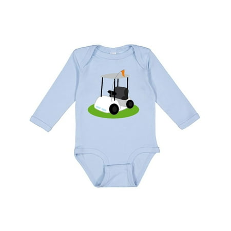 

Inktastic Golf Cart Golfing Gift Baby Boy or Baby Girl Long Sleeve Bodysuit